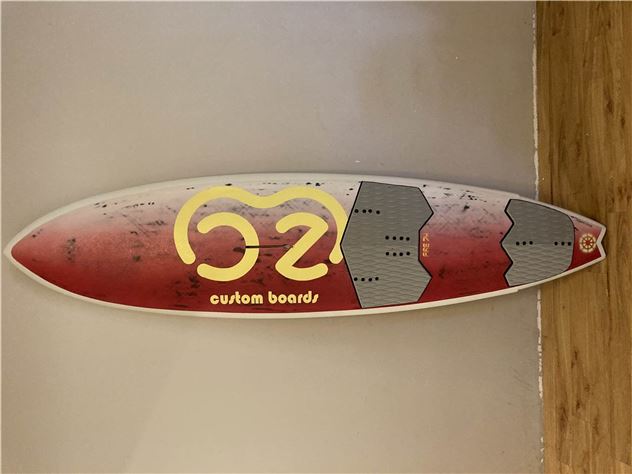 2022  74L  Quad Thruster And Foil Board - 222 cm, 74 litres