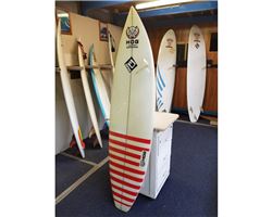 Hog Custom Square Tail Thruster 6' 4" surfing shortboards (under 7')