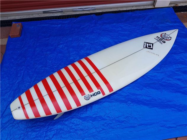 Hog Custom Square Tail Thruster - 6' 4"