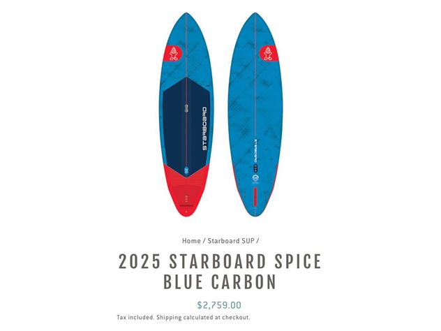 2024 Starboard Splice - 10' 3", 32.75 inches