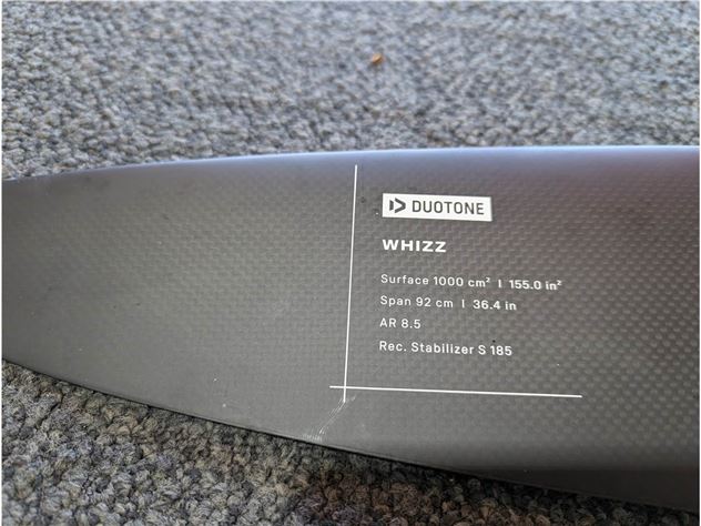 2024 Duotone Whizz 1000 Wing Set - 1000 cm