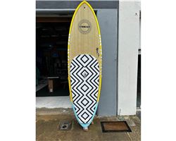 Stonker Carbon Bamboo 32 inches 9' 6" stand up paddle wave & cruising board