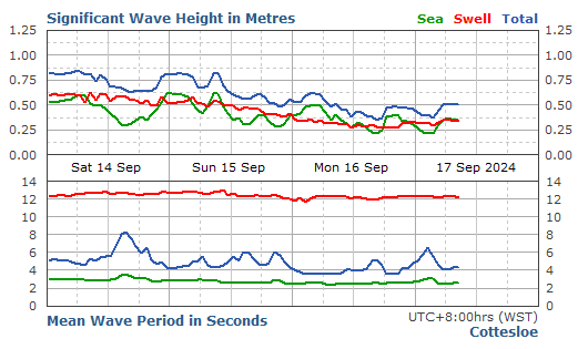 Cottesloe Live Swell Report