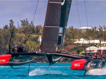 An Inside Look into Flying Catamarans at the Americas Cup - Sailing News