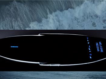 The Galaxy Surfboard - a stick that can read your messages - Surfing News