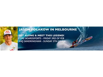 Jason Palokow in Melbourne with Core & SHQ Boardsports - Windsurfing News