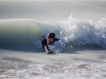 Surfing Frozen Slurpee Waves in the US Cold Snap - Surfing News