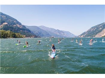 Fiona Wylde claims "Double Downwinder" SUP Title 3x - Stand Up Paddle News