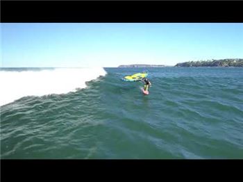 Wingsurfing an unsurfable wave - Wing Foiling News