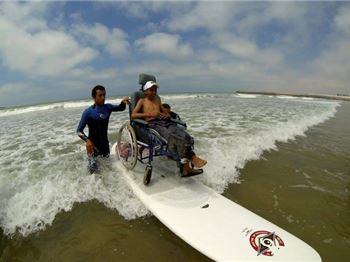 Taking disabled kids surfing in Morocco - Surfing News