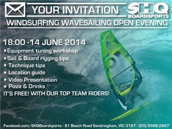 WAVESAILING INFO NIGHT - SHQ BOARDSPORTS - Windsurfing News