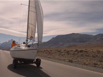 Luxury Land Sailing in a 70's Trailer-Sailor - Sailing News