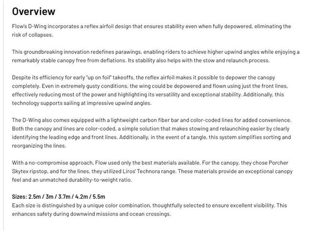 Flow Dwing 4.2M Parawing