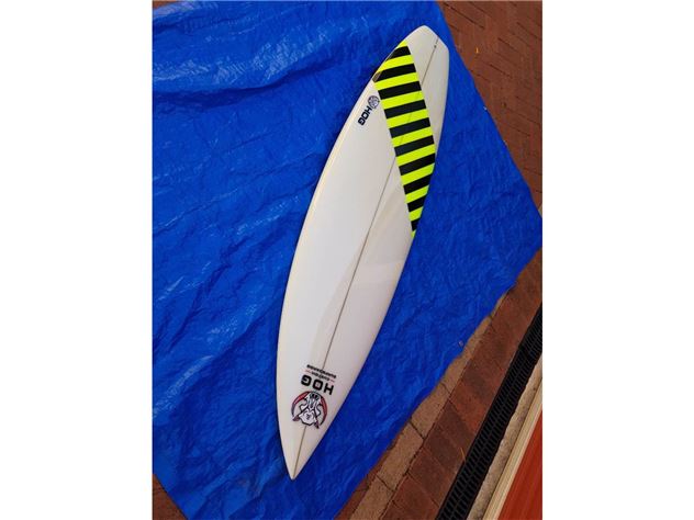 Hog Custom With Free Accessories Square Tail Thruster - 6' 2"