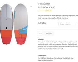 Naish Hover 95 foiling sup foilboard