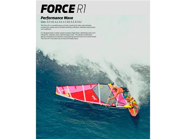 Naish Force 5 Batten Performance Wave - 5.7 metre