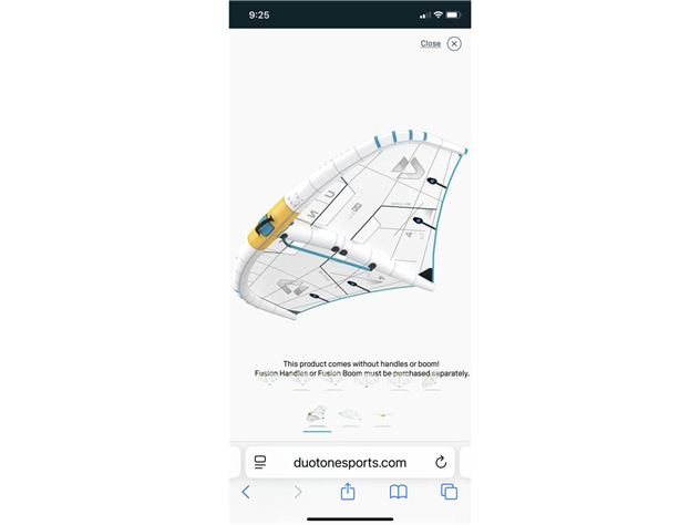 2026 Duotone Unit Sls Concept Blue - 2.5 metre