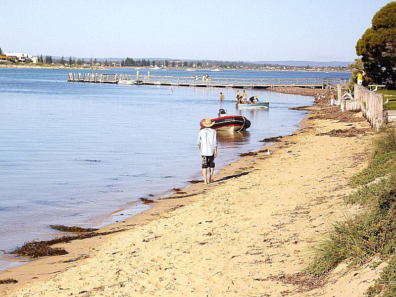 Looking from Penguin Island to Saftey Bay Forshore