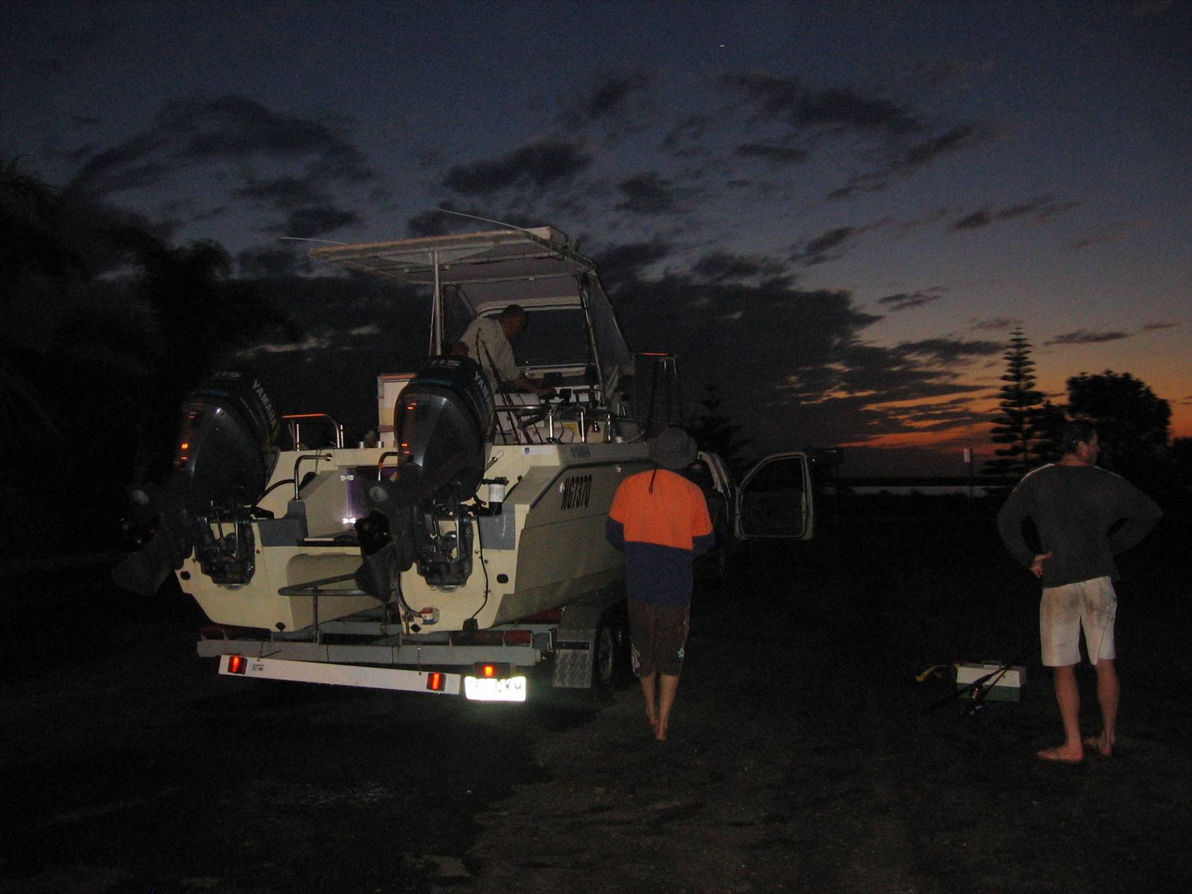 It was a bit rough but a good day on the water.