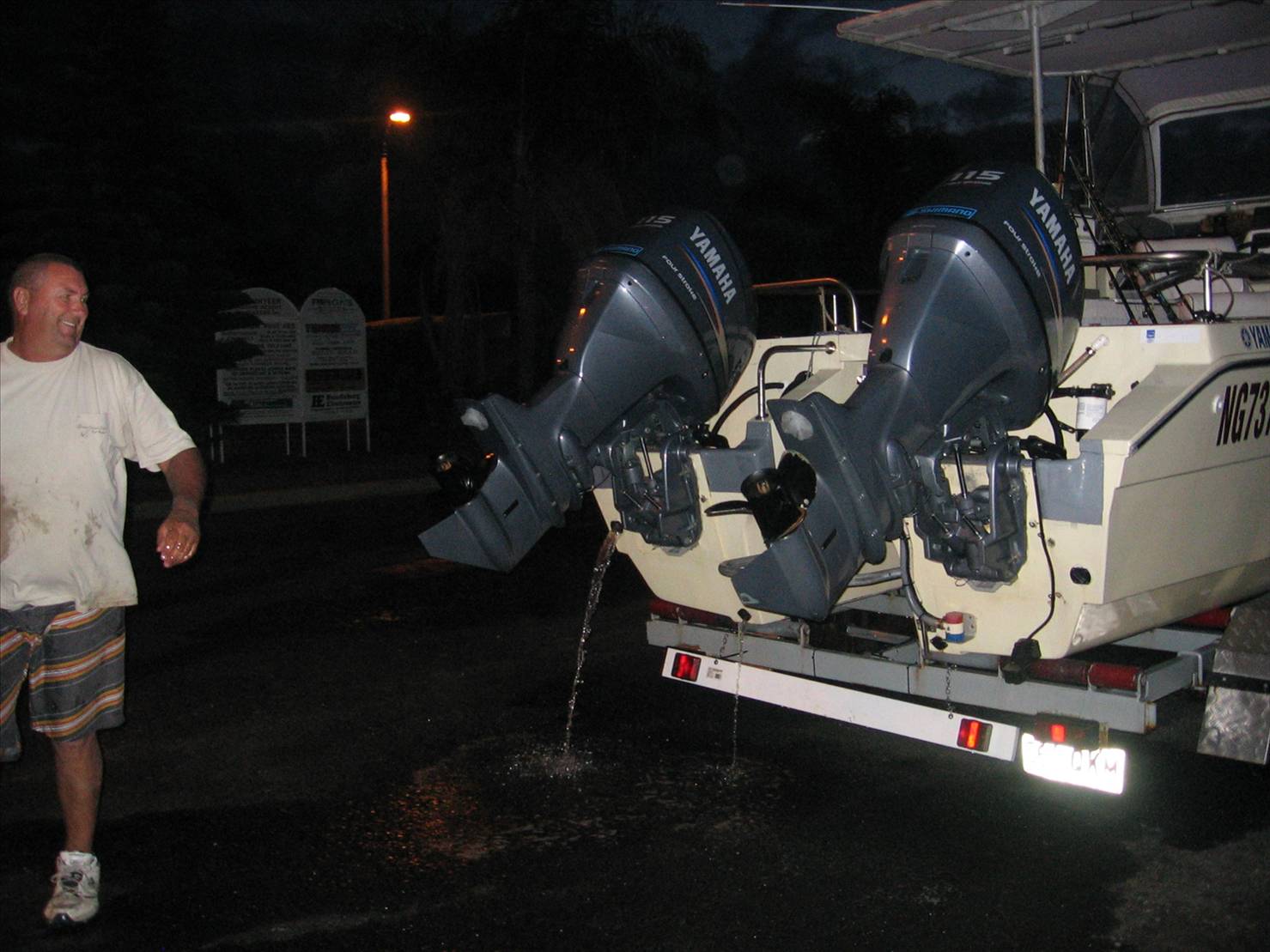 It was a bit rough but a good day on the water.