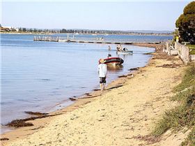 Looking from Penguin Island to Saftey Bay Forshore