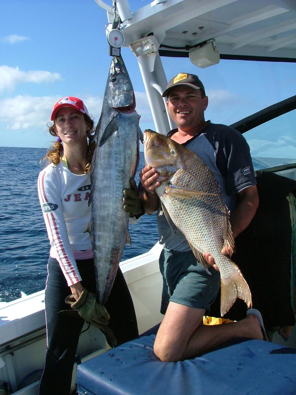 Fishing on board Kaos & Mayhem