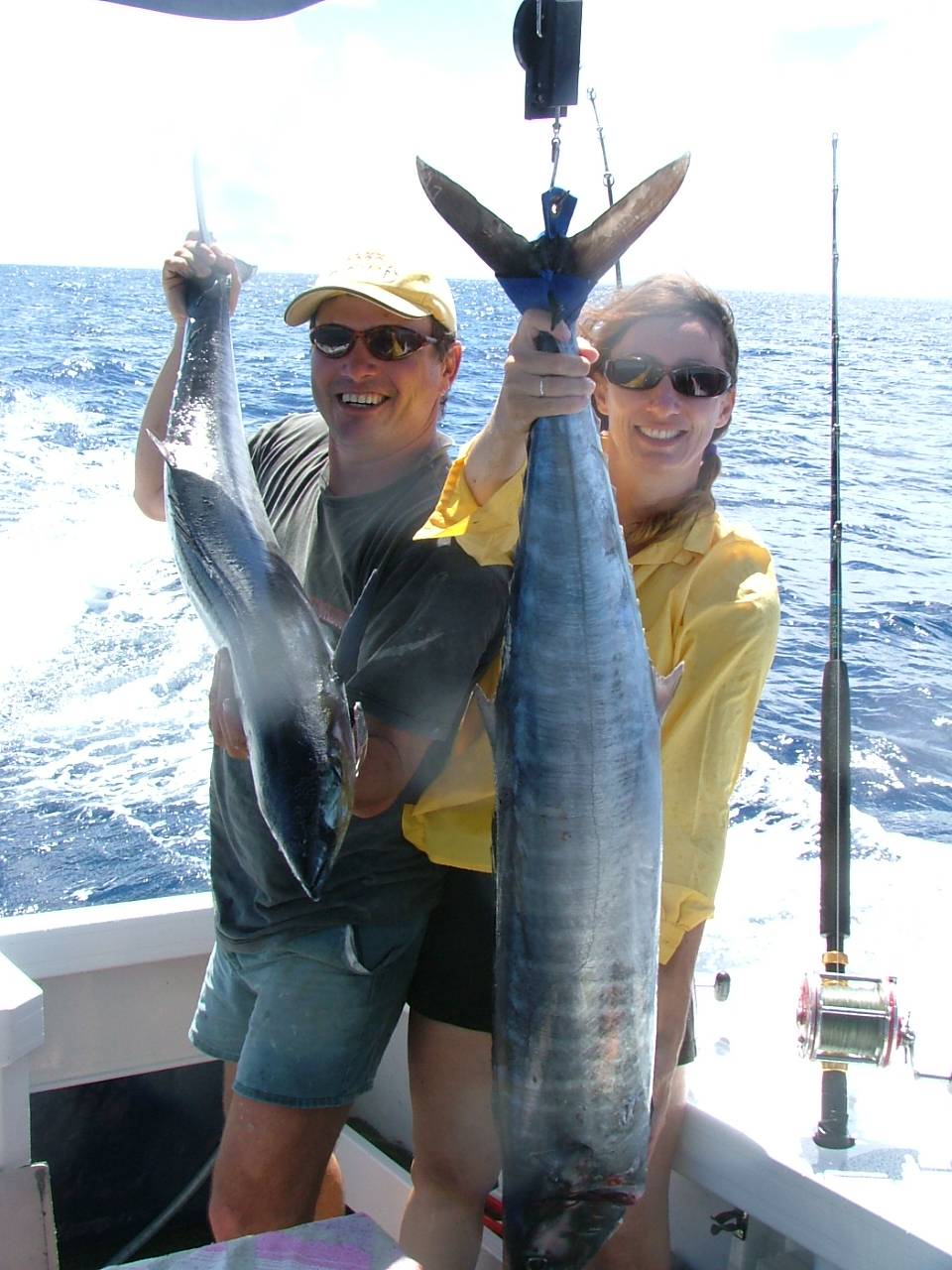 Fishing on board Kaos & Mayhem