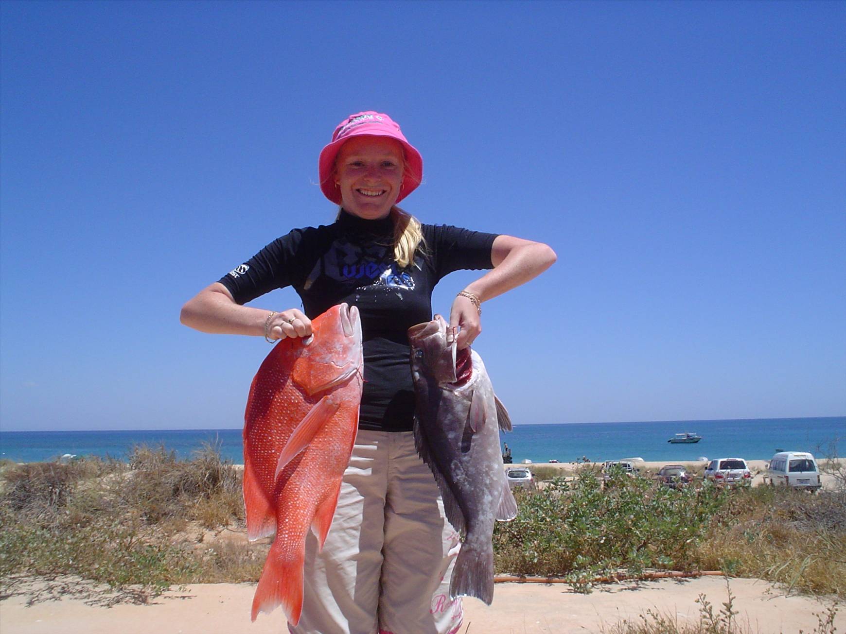 Red Emporer (9kg), Cod (6.5kg)