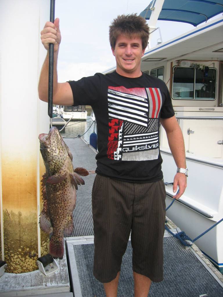 Nice estuary cod caught in the canals QLD