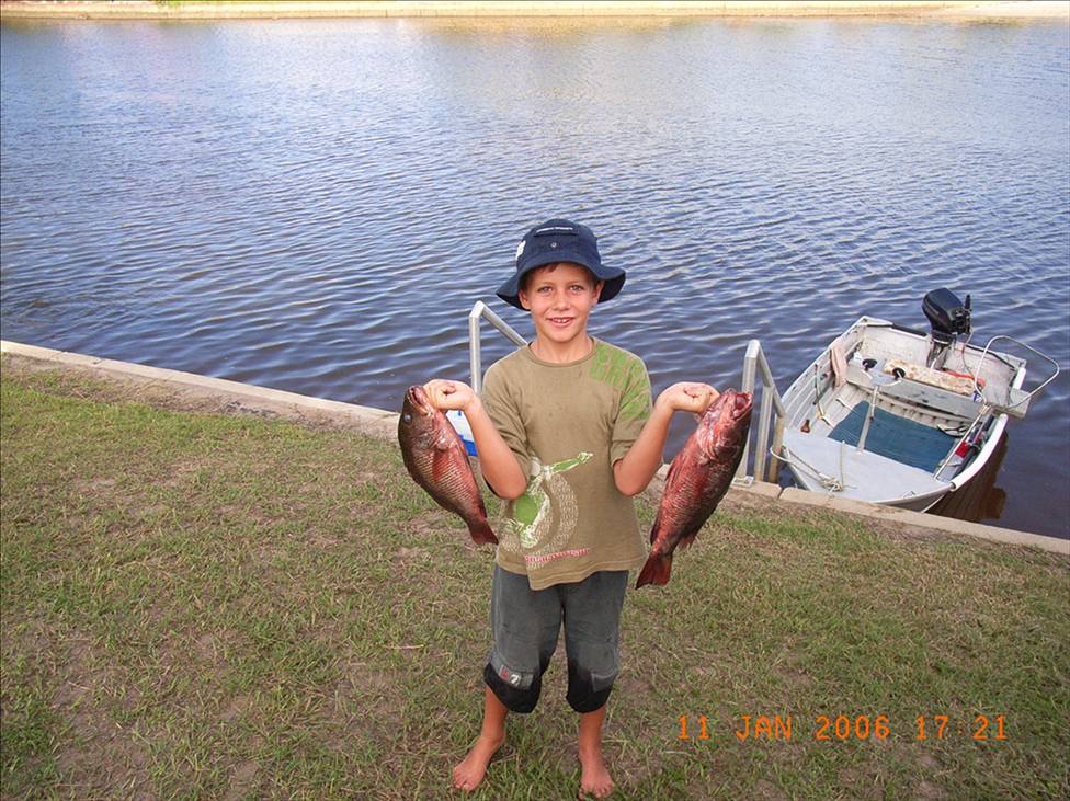 My sons first Mangrove Jacks