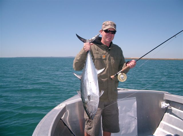 greenleaders first longtail tuna on fly