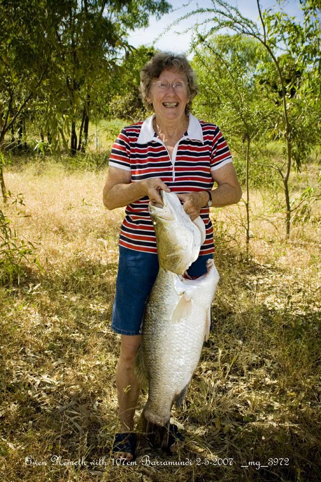 BARRA CAUGHT IN GULF OF CARPENTERRA