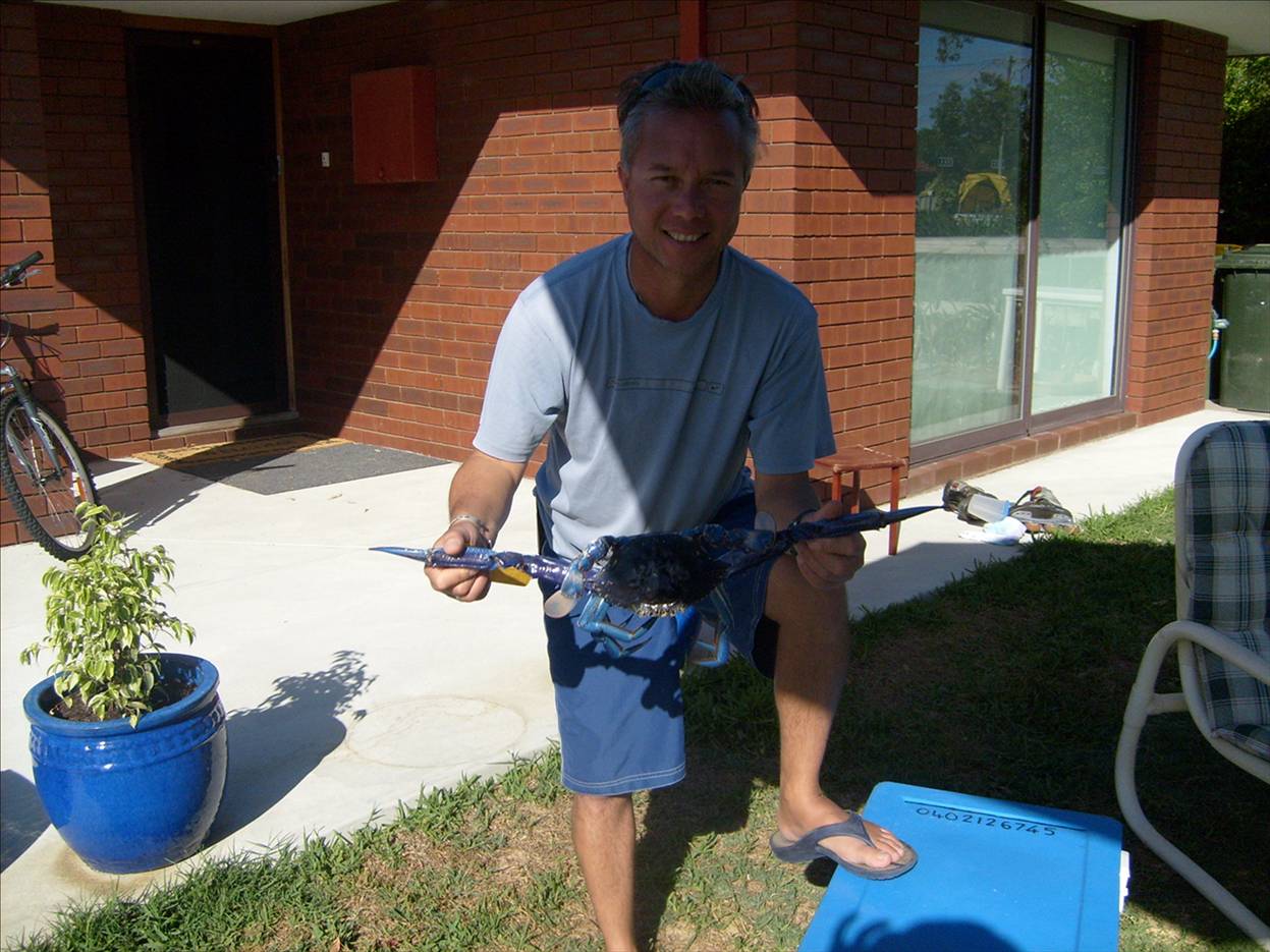 12 crabes for the day