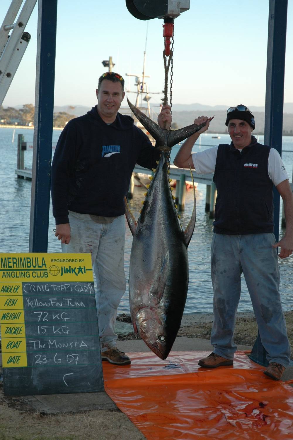 On my first attempt ever at fishing for Tuna......