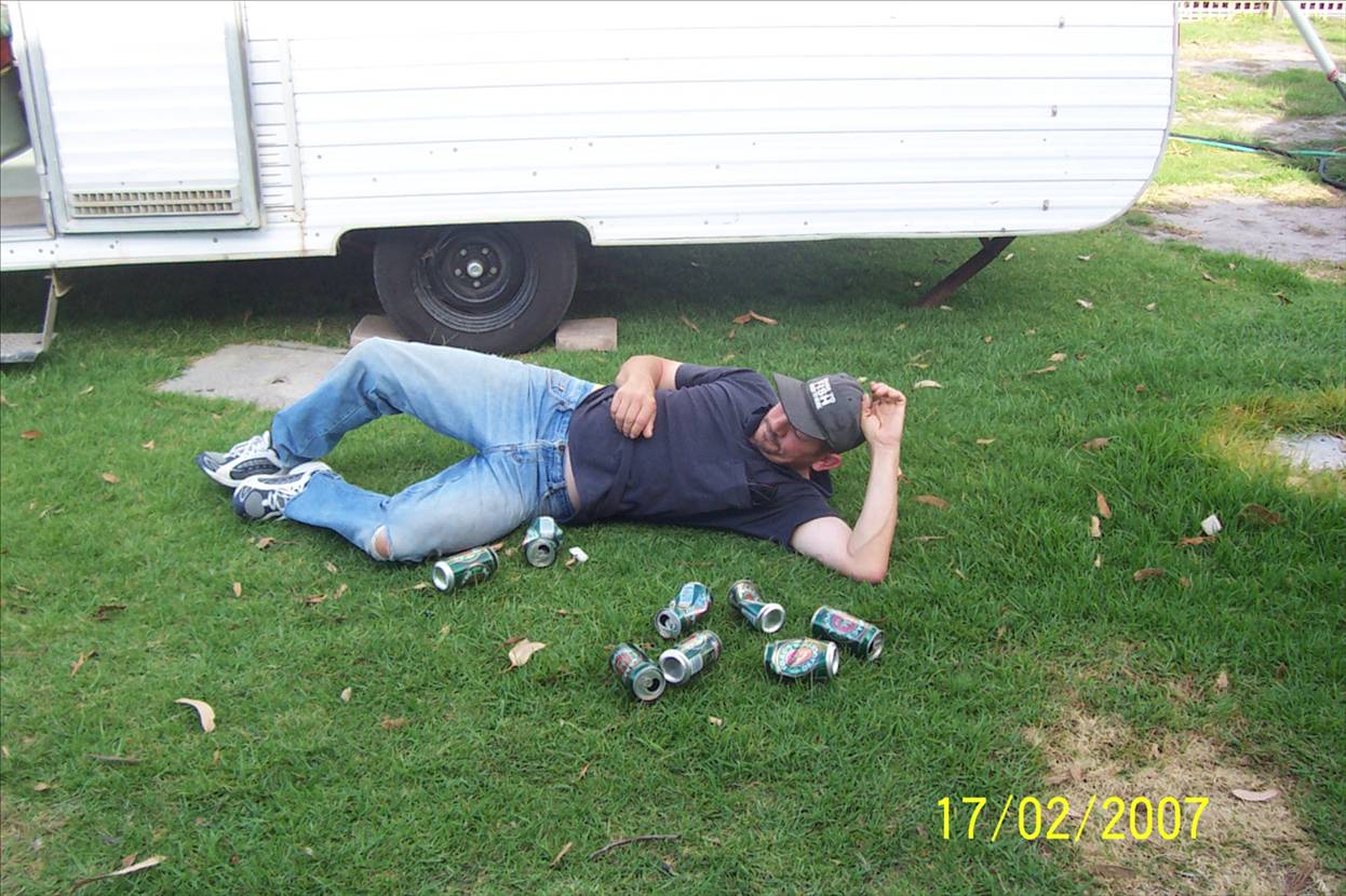 not drunk just a bit sleepy.