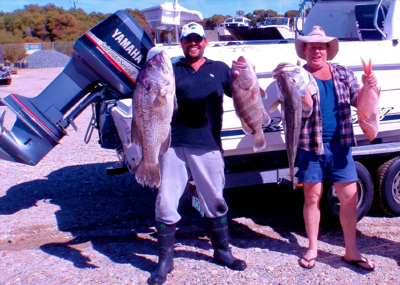 Pipey and Mouse at Shark Bay, Christmas 2010