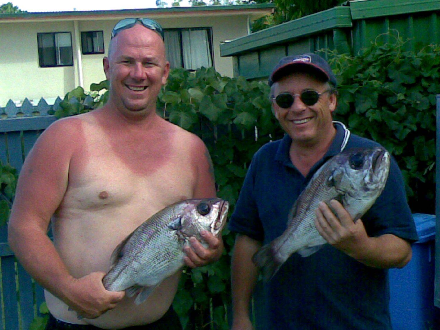 two mates with pearlies