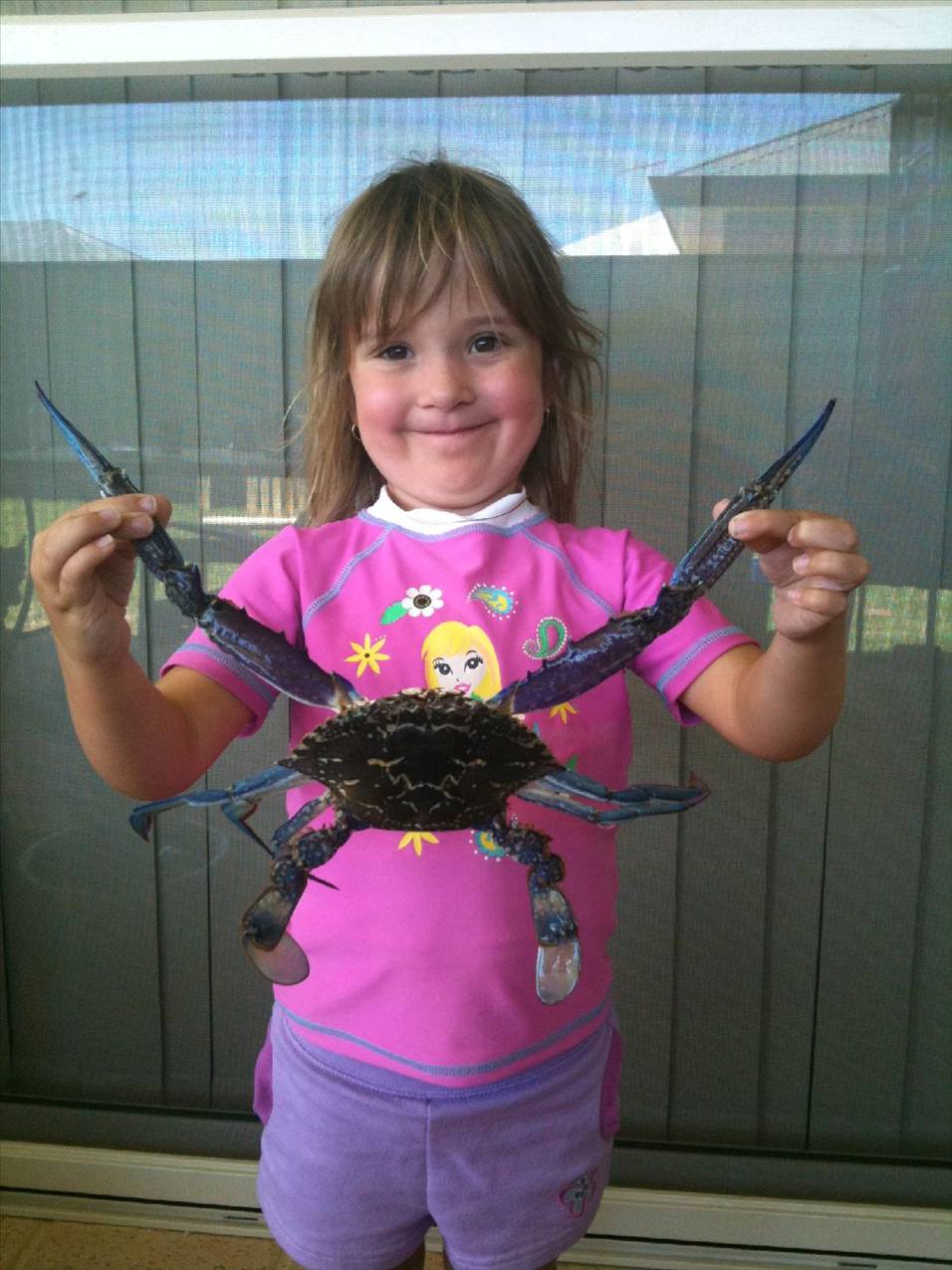 taking the little one crabbing