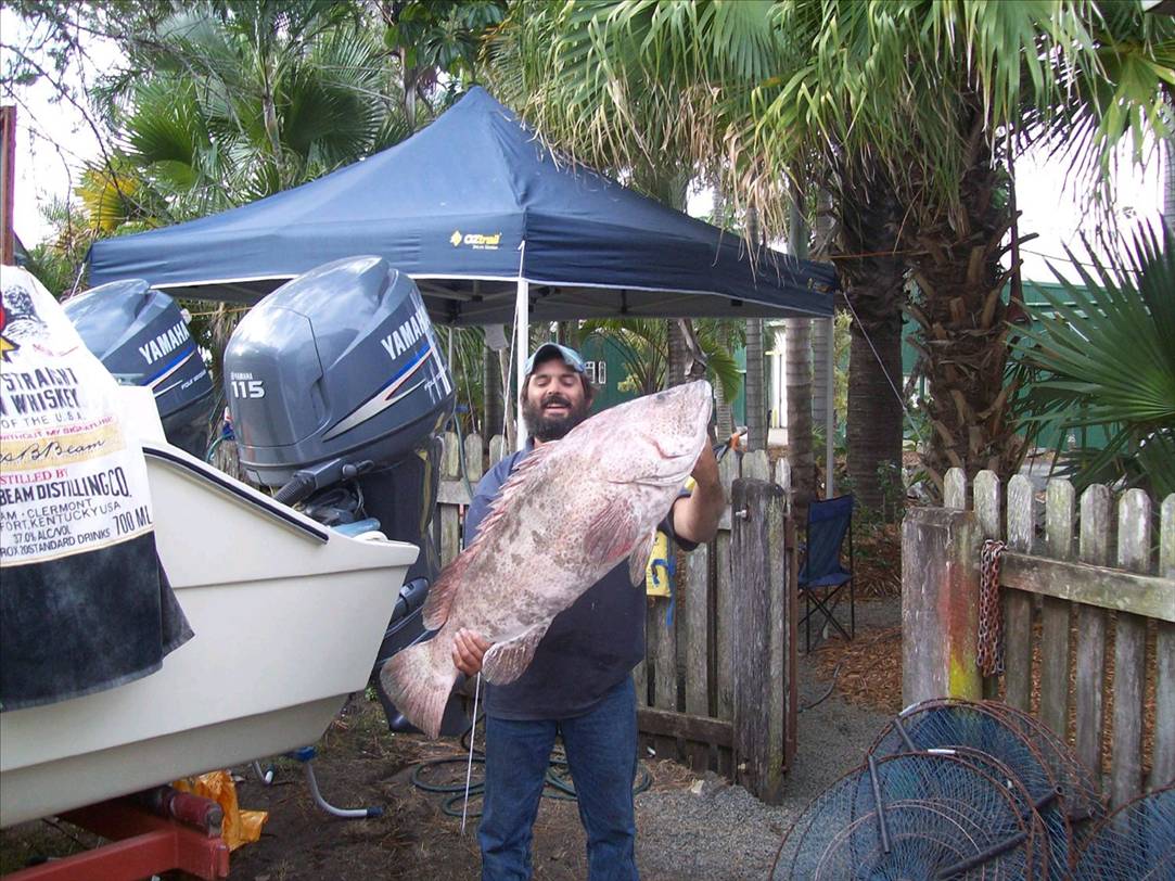 James with a great cod