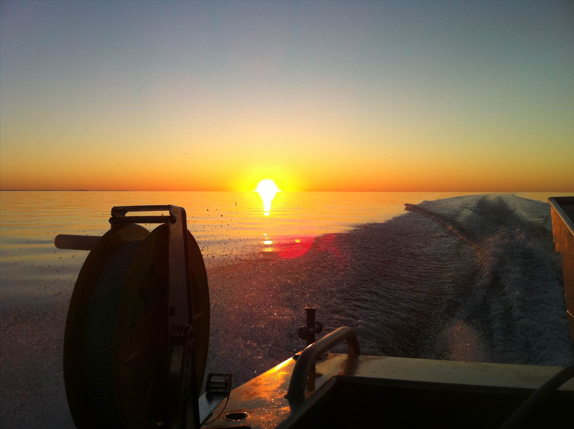 80kms out from denham