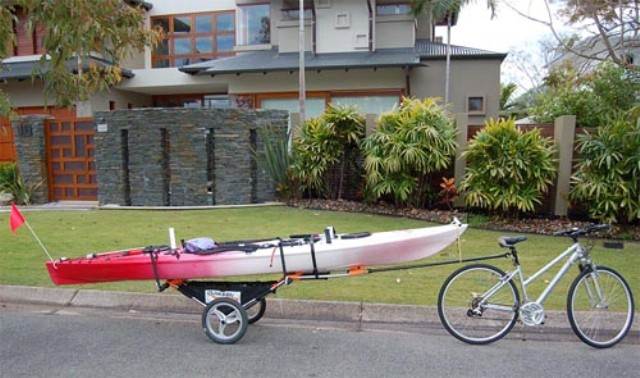 The Quiver Kaddy converts to carry any water craft