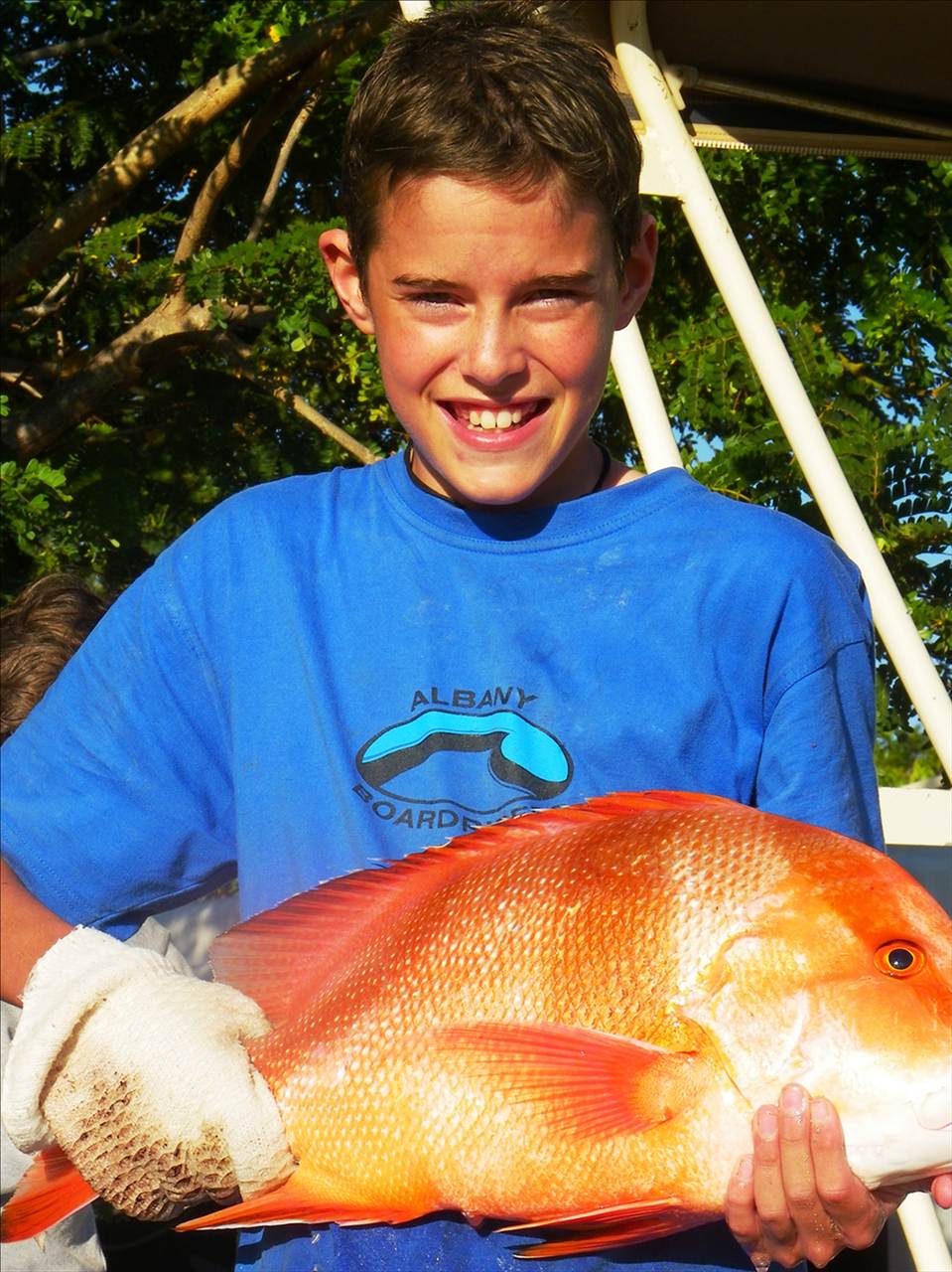 Braden With His Catch