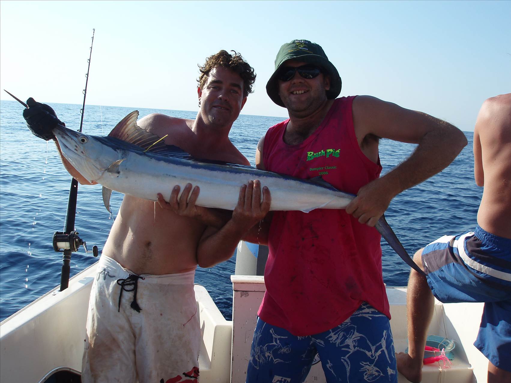 Boys and Baby Marlin