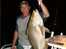 Fishing on board Kaos & Mayhem