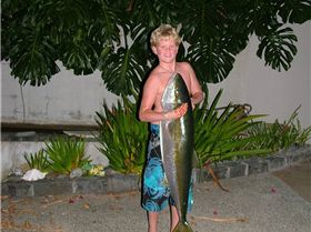 Brock with 35 pound kingy