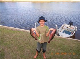 My sons first Mangrove Jacks