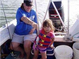 granddaughter first fish