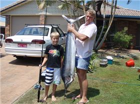 last fish in old boat