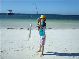 Thats me boy(Angus the fishing legend)