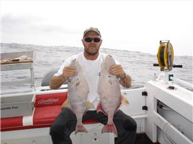 Jeff 's leatherjacket double header